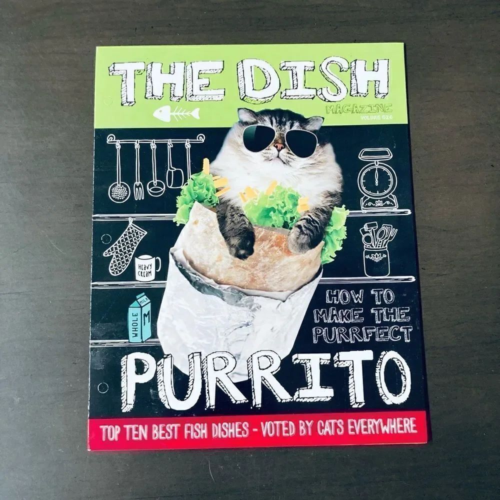 Cat Humor Magazine Cover Portfolio Folders Set - Picture 4 of 6